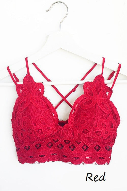 Vintage Crochet Lace Bralette