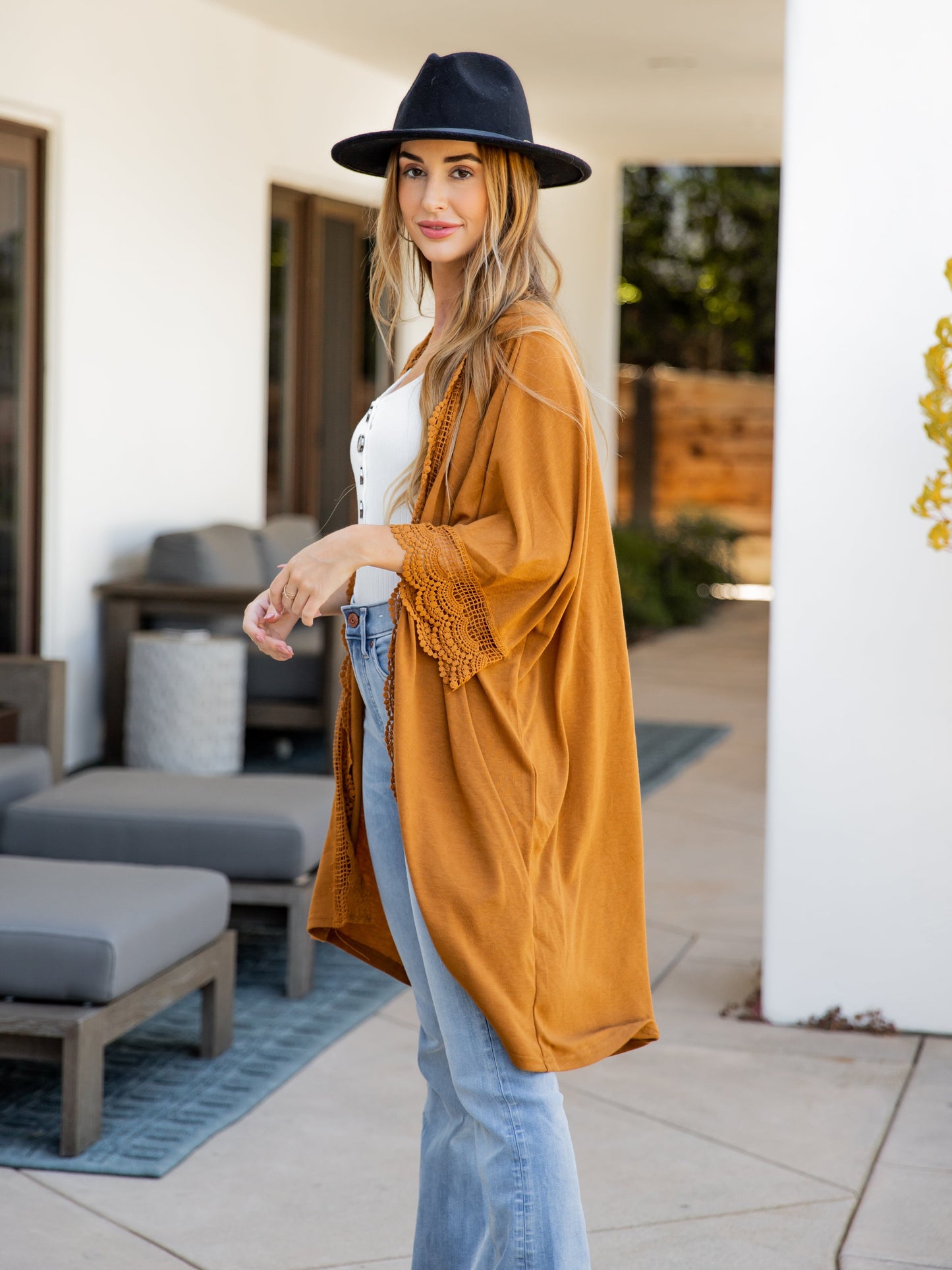 Sparrow Lace Kimono