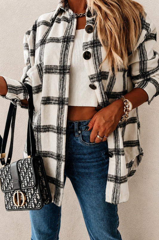 Plaid Oversized Shacket