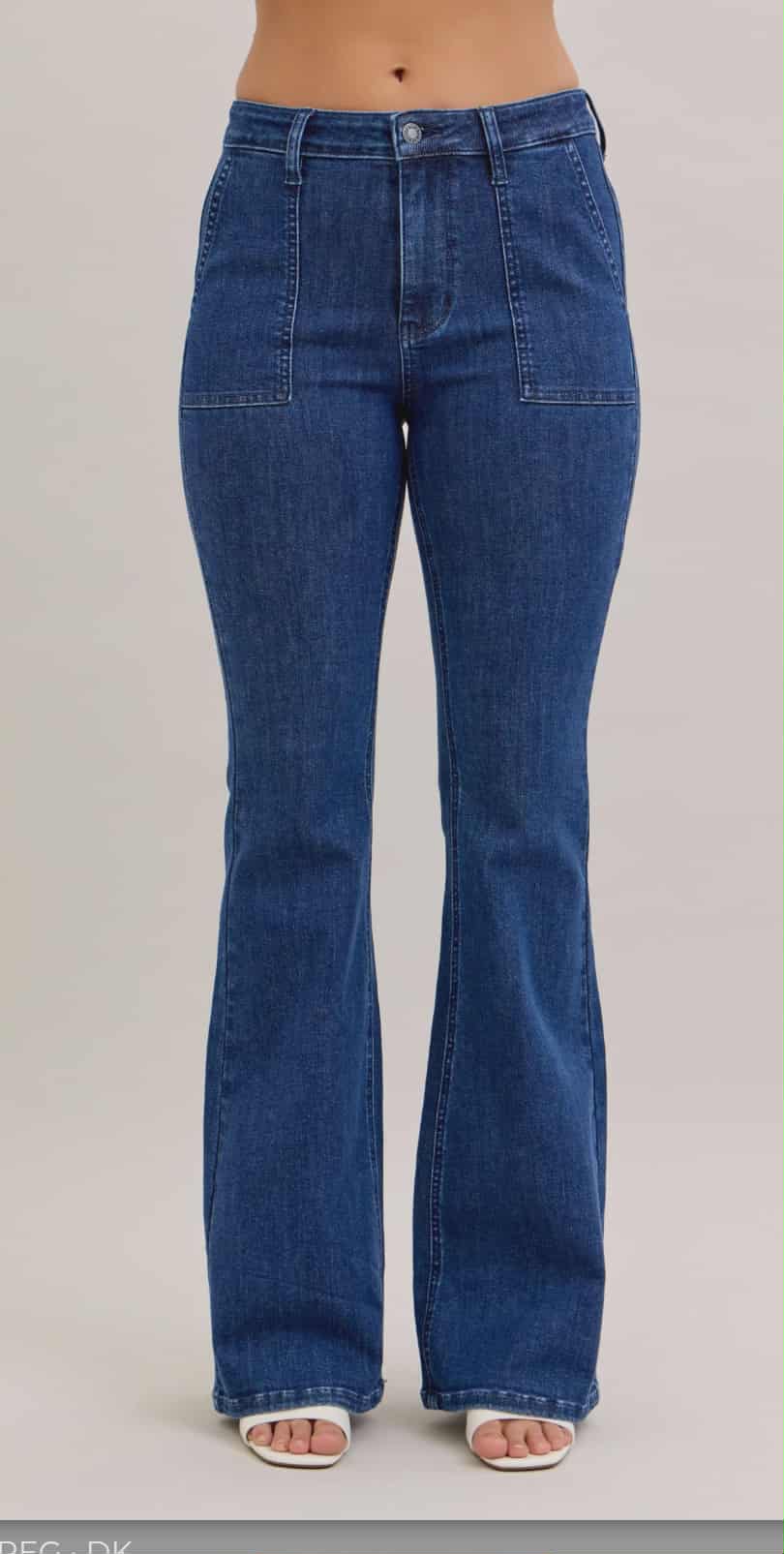 JB881025 Dark Flare Slit Pocket
