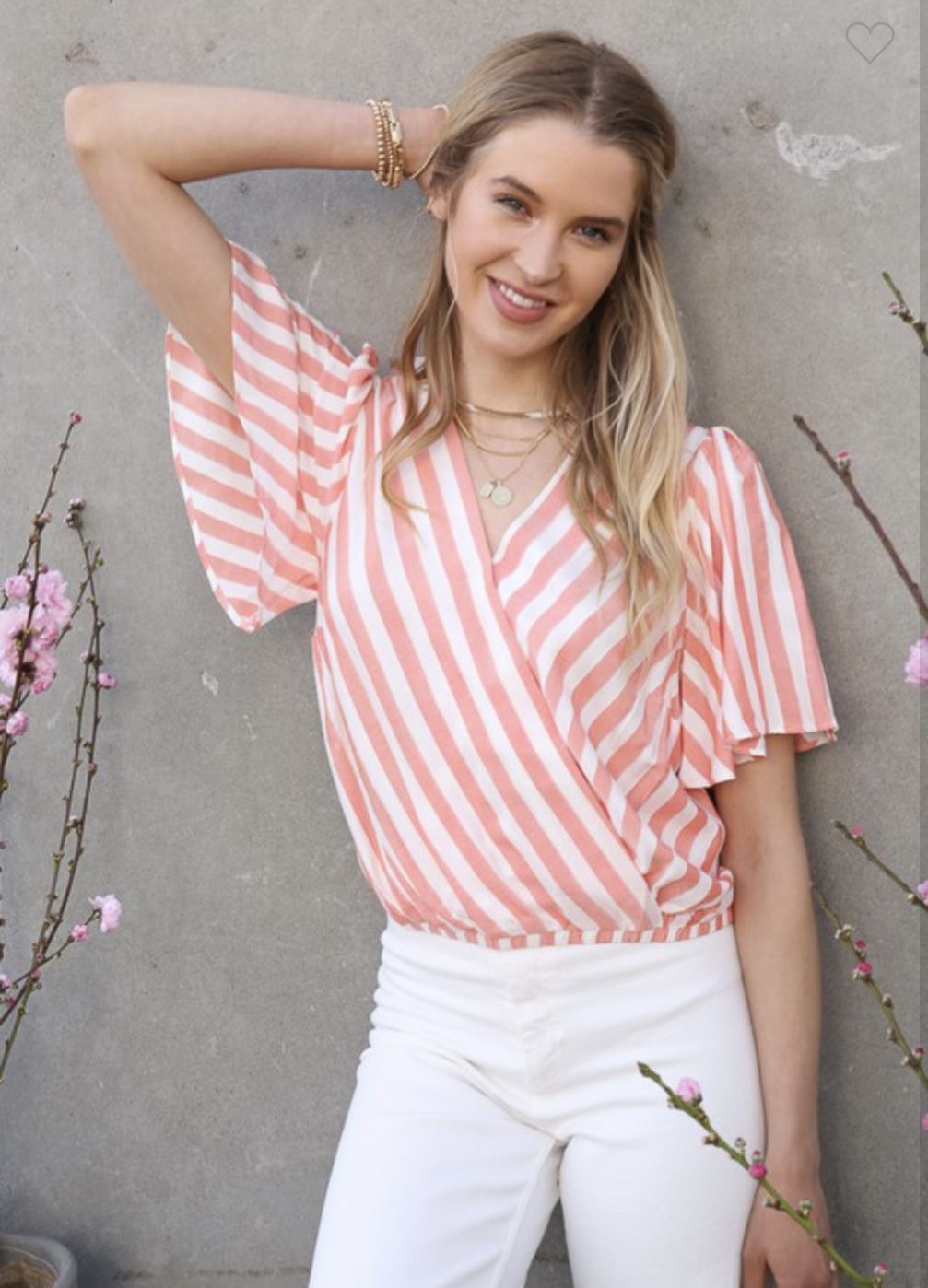 Striped Crisscross Top