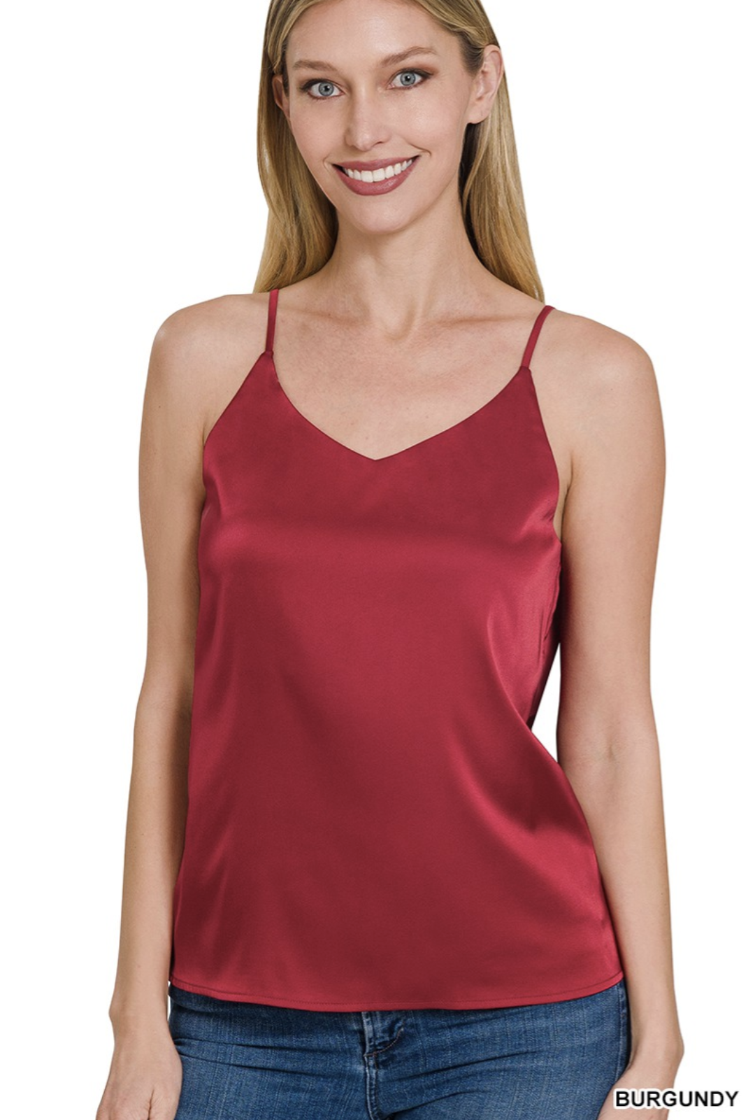 Satin V-neck Cami