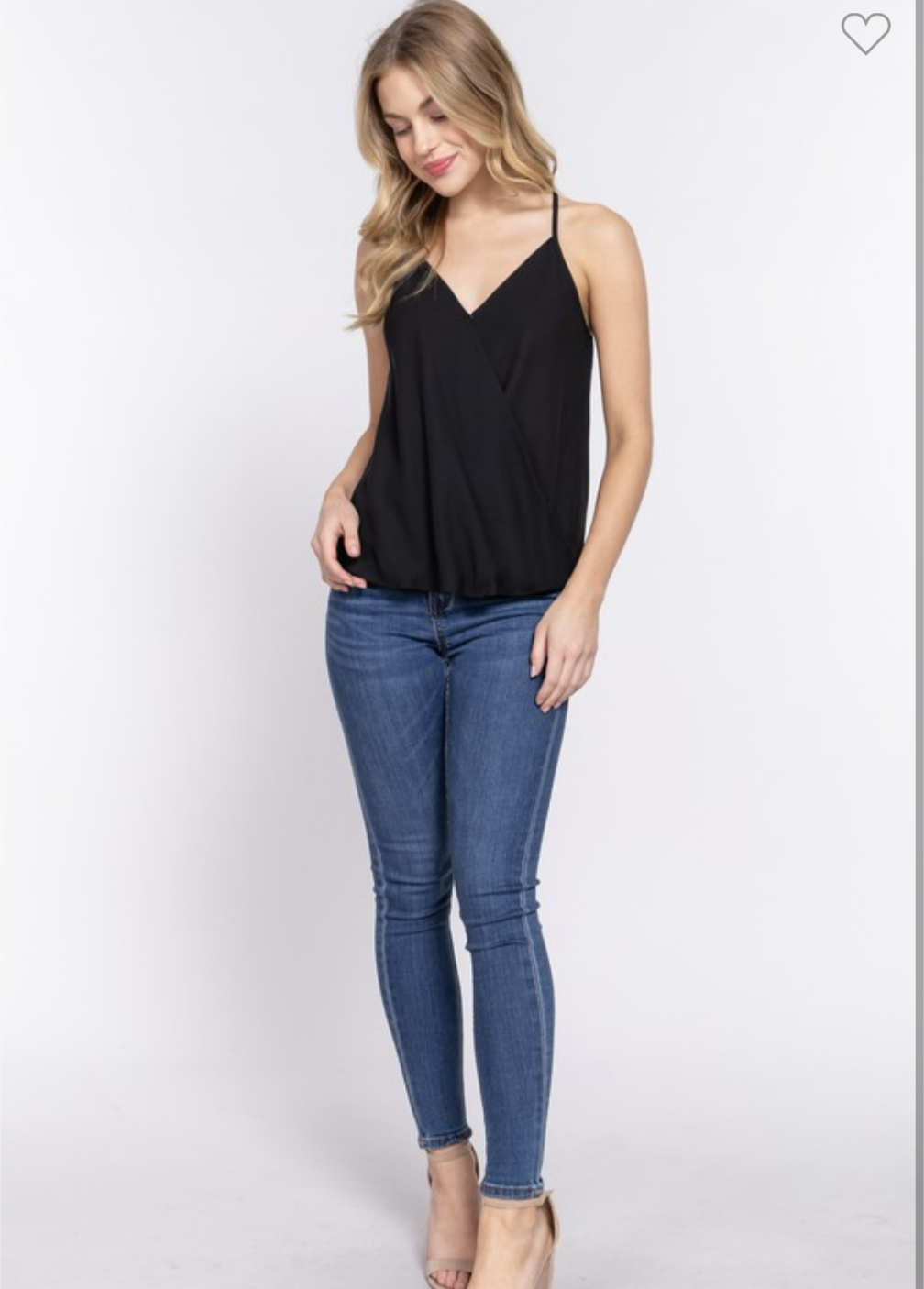 V-neck Surplice Cami Top