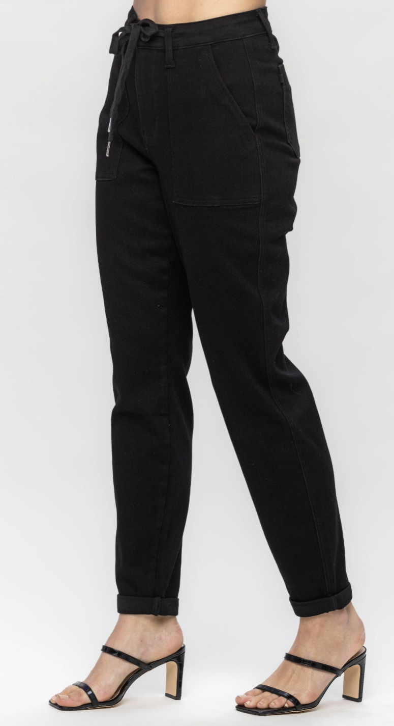 JB88700 Black Joggers