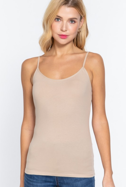 Cami Tank w/ Adjustable Straps