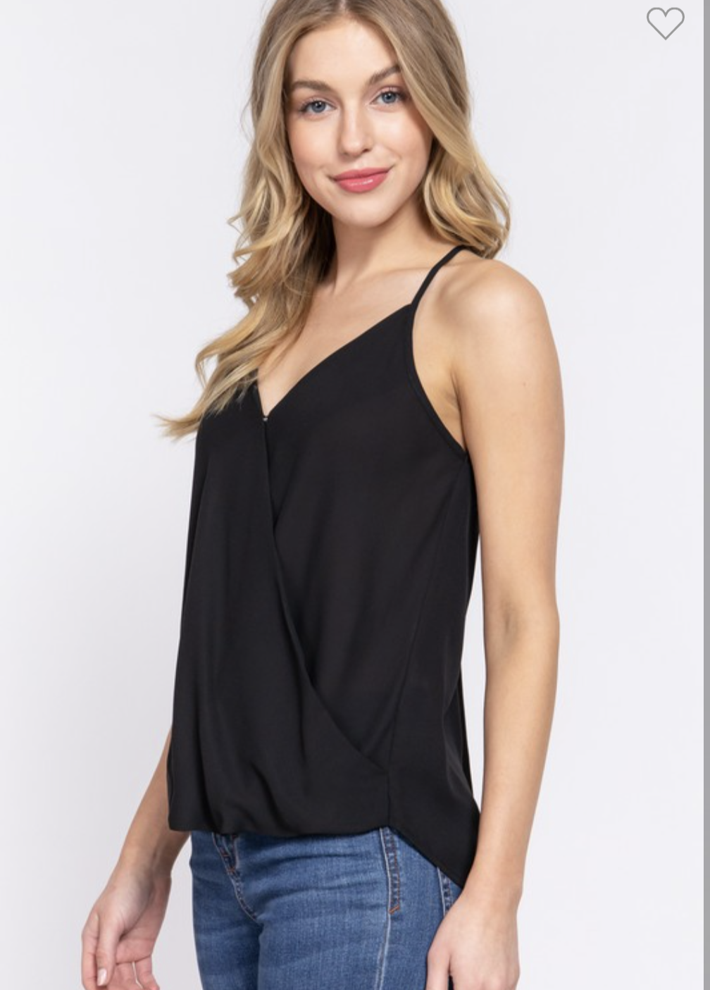 V-neck Surplice Cami Top