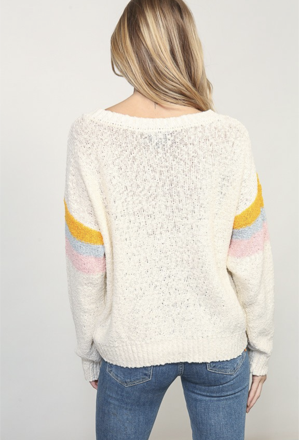 Ivory Chevron Sweater