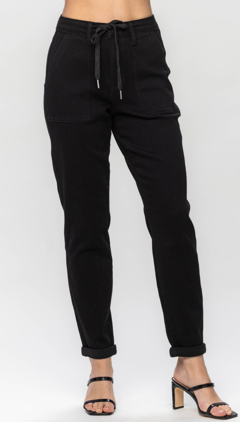 JB88700 Black Joggers