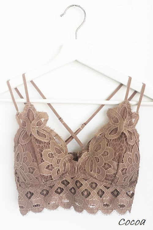 Vintage Crochet Lace Bralette