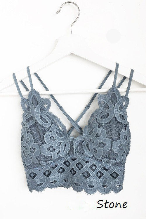 Vintage Crochet Lace Bralette