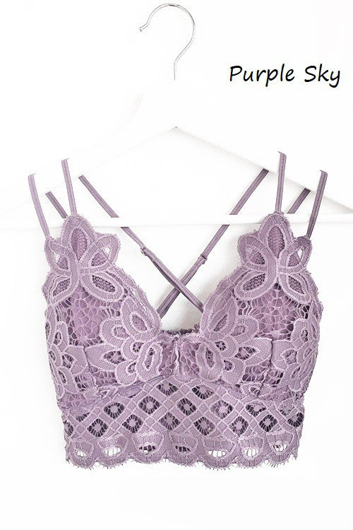 Vintage Crochet Lace Bralette