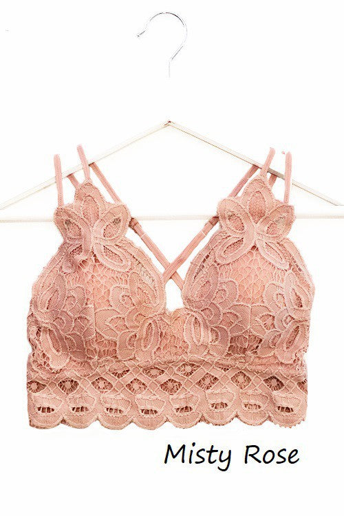 Vintage Crochet Lace Bralette