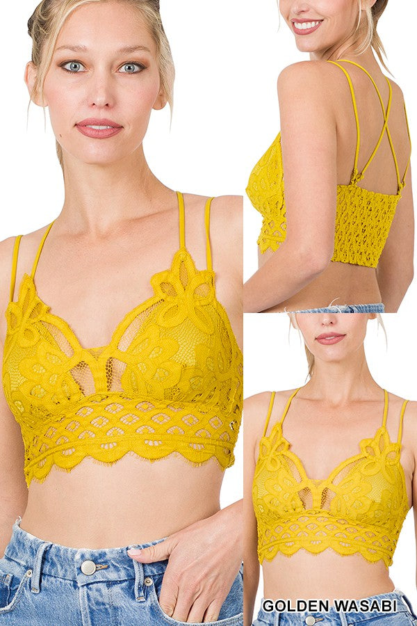 chinese dress ladies Crochet Lace Bralette – Our Little Birds