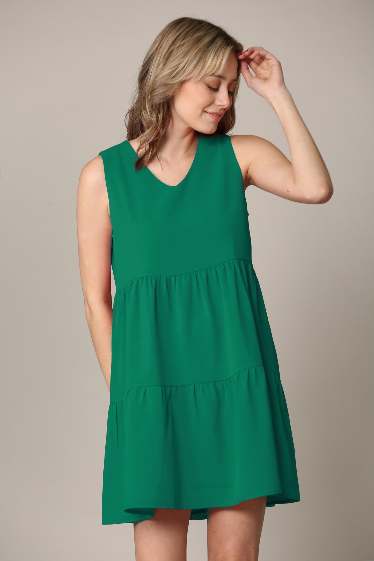 Tiered Swing Dress