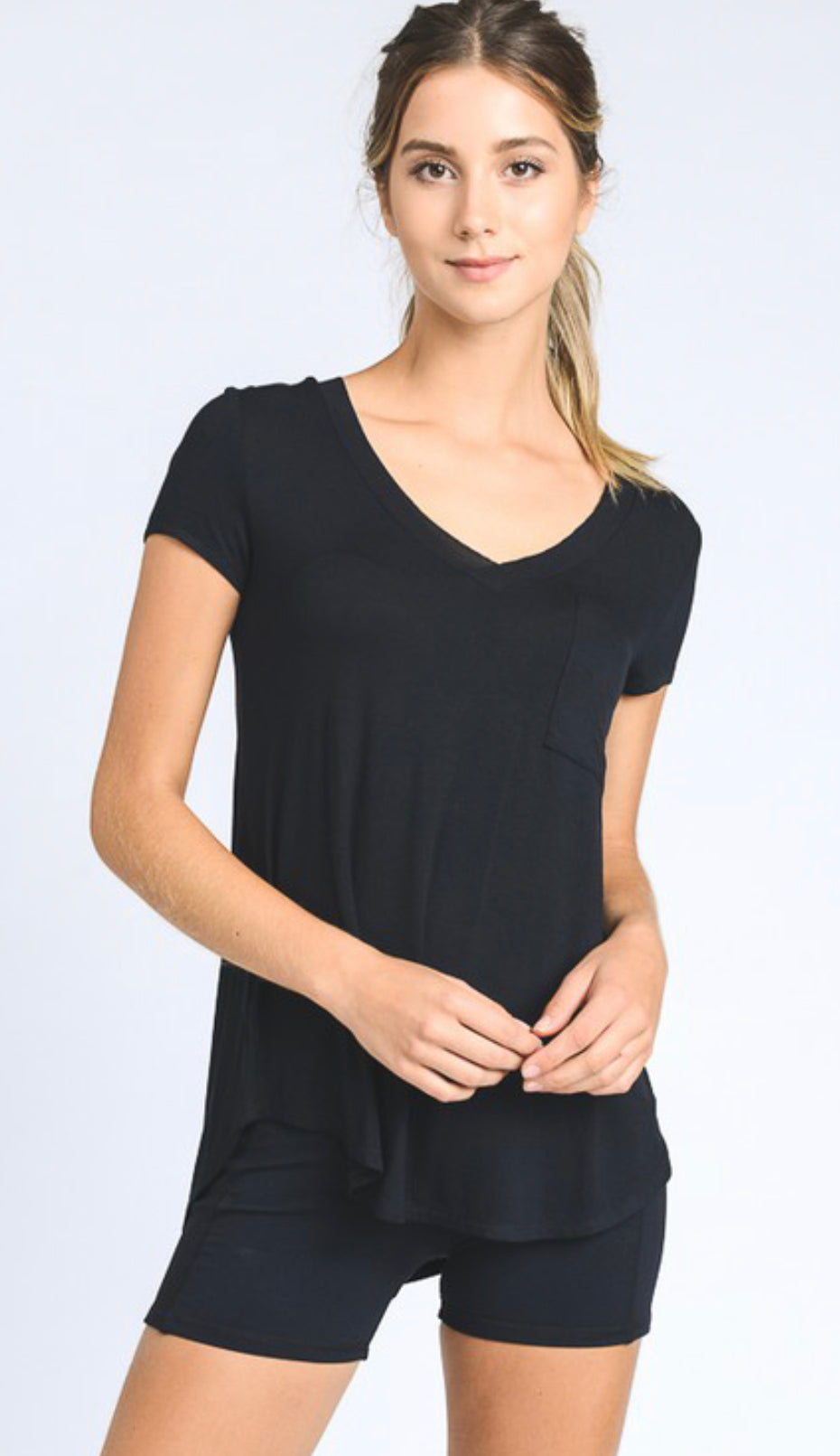 V-Neck Pocket Tee