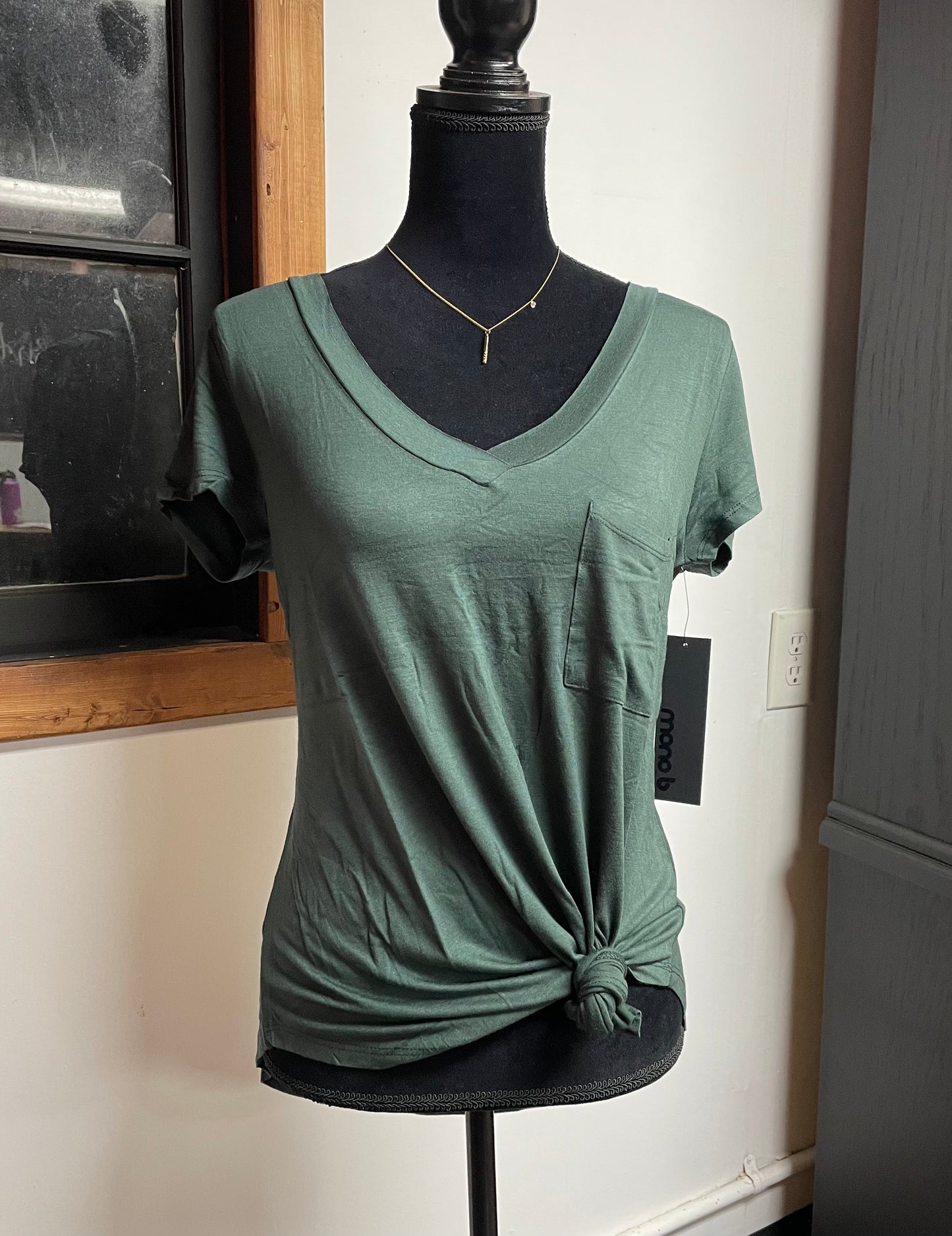 V-Neck Pocket Tee